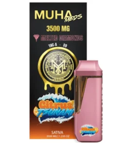 THC Vape Pen – Muha Meds 3500mg THC Vape – Citrus Tsunami