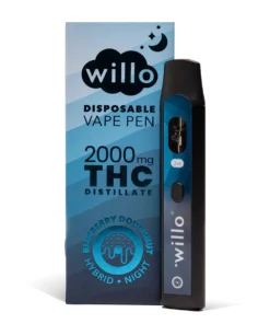 THC Vape – Willo 2000mg THC Vape Pen – Blueberry Doughnut