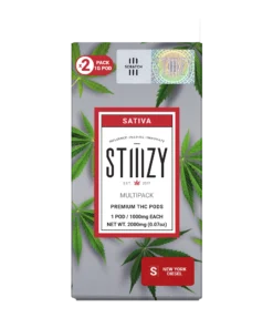 STIIIZY 1 Gram Pods​ 90%THC (2 Pack)